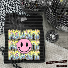 Load image into Gallery viewer, Rainbow Checker Pink Happy Stacked Mascots Dropdown TRANSFER CAP JUNE 25