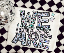 Load image into Gallery viewer, We Are Faux Leopard Rhinestone Mascots DROPDOWN TRANSFER CAP