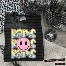 Load image into Gallery viewer, Rainbow Checker Pink Happy Stacked Mascots Dropdown TRANSFER CAP JUNE 25