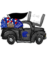 Load image into Gallery viewer, Football Cheer Spirit Truck (Add Name) Customized DTF TRANSFER