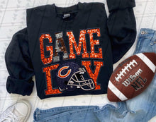 Load image into Gallery viewer, Game Day Team Helmet Faux Embroidery DROPDOWN TRANSFER TGG
