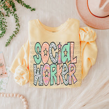 Load image into Gallery viewer, Occupational Pastel Dotted Mix Print DROPDOWN TRANSFER SDD