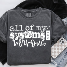 Load image into Gallery viewer, All Of My Systems Are Nervous Color DROPDOWN TRANSFER SWD FEB 26