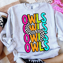 Load image into Gallery viewer, 80’s Stacked Checker Mascots DROPDOWN TRANSFER CSD FEB 26