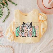 Load image into Gallery viewer, Occupational Pastel Dotted Mix Print DROPDOWN TRANSFER SDD