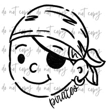 Load image into Gallery viewer, Doodle Single Color Mascots Dropdown TRANSFER