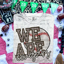 Load image into Gallery viewer, We Are Faux Embroidery Glitter Baseball Mascot TRANSFER CAP JAN