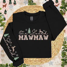Load image into Gallery viewer, One Lucky Title Reindeer Faux Embroidery With Sleeve TRANSFER AGCM