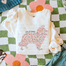 Load image into Gallery viewer, Floral Dog Mom DROPDOWN TRANSFER SWD FEB