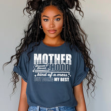 Load image into Gallery viewer, Motherhood Stressed & Blessed Color Dropdown TRANSFER CSC MAY 25