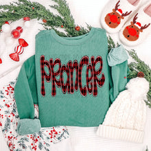 Load image into Gallery viewer, Christmas Names Plaid Alpha DROPDOWN TRANSFER SWD OCT 25