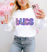 Load image into Gallery viewer, Pink And Purple Glam Mascot Dropdown TRANSFER CAP