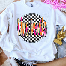 Load image into Gallery viewer, Preppy Checkered Mascot Dropdown TRANSFER SWD TEMP