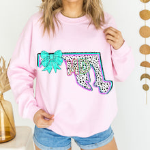 Load image into Gallery viewer, Pink Teal Dalmatian Bow States (All 50 states available) DTF TRANSFER
