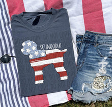Load image into Gallery viewer, Patriotic Dog Designs White Text SWD MAY DROPDOWN TRANSFER