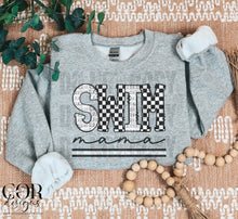 Load image into Gallery viewer, Swim Mama Checkered Color Dropdown TRANSFER MAR COR
