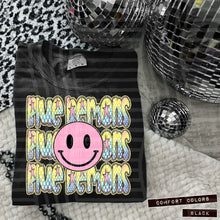 Load image into Gallery viewer, Rainbow Checker Pink Happy Stacked Mascots Dropdown TRANSFER CAP JUNE 25