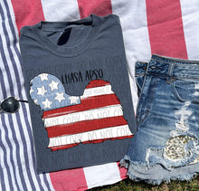 Load image into Gallery viewer, Patriotic Dog Designs Black Text SWD MAY DROPDOWN TRANSFER