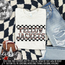 Load image into Gallery viewer, Football Faux Embroidery Checkered Mascots DROPDOWN TRANSFER CAP 24
