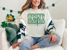 Load image into Gallery viewer, Green Mama Checkered Bow TRANSFER