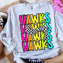 Load image into Gallery viewer, 80’s Stacked Checker Mascots DROPDOWN TRANSFER CSD FEB 26