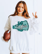 Load image into Gallery viewer, Seersucker Megaphone And Bow Customized DROPDOWN DTF TRANSFER BIA