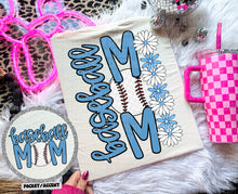 Load image into Gallery viewer, Floral Baseball Mom With Pocket DROPDOWN TRANSFER CAP MAR