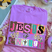 Load image into Gallery viewer, Jesus Is Enough Leopard Zebra Magazine Cutout TRANSFER DWS FEB 26