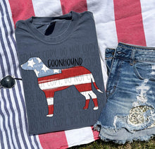 Load image into Gallery viewer, Patriotic Dog Designs Black Text SWD MAY DROPDOWN TRANSFER