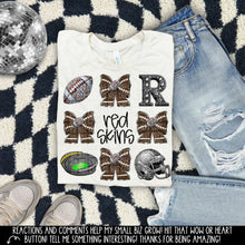 Load image into Gallery viewer, Rhinestone Bow Mascot Collage DROPDOWN TRANSFER