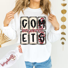 Load image into Gallery viewer, Baseball Boxes Letters Mascots With SLEEVE OPTION TRANSFER CAP JAN