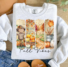 Load image into Gallery viewer, Fall Vibes Scarecrow 4 Blocks TRANSFER ET OCT 25