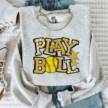 Load image into Gallery viewer, So Sporty Play Ball Softball DROPDOWN TRANSFER BIA