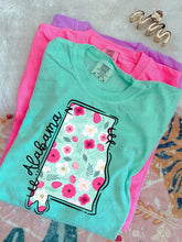 Load image into Gallery viewer, Pink Floral States (all 50 states available) TRANSFER CARTER MAR 26