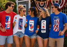 Load image into Gallery viewer, Patriotic Can Drinks DROPDOWN TRANSFER PARJO MAY 26