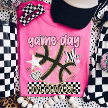 Load image into Gallery viewer, Game Day Mama Pink Star Checker DROPDOWN TRANSFER DWS MAR 26