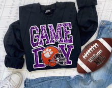 Load image into Gallery viewer, Game Day Team Helmet Faux Embroidery DROPDOWN TRANSFER TGG