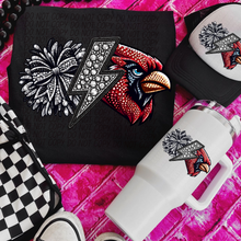 Load image into Gallery viewer, Rhinestone Cheer Bolt Mascot DROPDOWN TRANSFER
