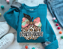 Load image into Gallery viewer, Leopard Apple Polka Dot Bow B2S Alpha Grades DROPDOWN TRANSFER