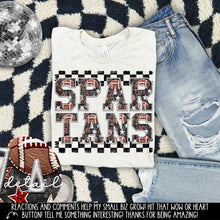 Load image into Gallery viewer, Football Faux Embroidery Checkered Mascots DROPDOWN TRANSFER CAP 24