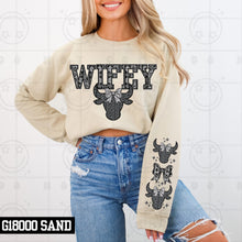 Load image into Gallery viewer, Aztec Faux Embroidery Names With SLEEVE OPTION TRANSFER HMWK JAN