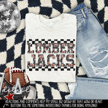 Load image into Gallery viewer, Football Faux Embroidery Checkered Mascots DROPDOWN TRANSFER CAP 24