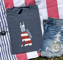 Load image into Gallery viewer, Patriotic Dog Designs White Text SWD MAY DROPDOWN TRANSFER