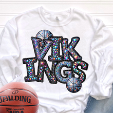 Load image into Gallery viewer, Rhinestone Basketball Mascots DROPDOWN TRANSFER CSD
