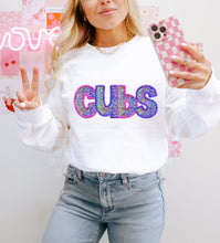 Load image into Gallery viewer, Pink And Purple Glam Mascot Dropdown TRANSFER CAP