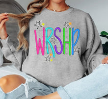Load image into Gallery viewer, Colorful Tall Lettering Words DROPDOWN TRANSFER BIA 26