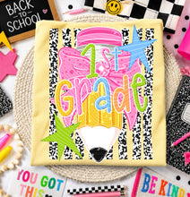 Load image into Gallery viewer, Back To School Grades Composition Stripes TRANSFER AGCM JULY 26