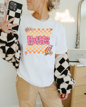 Load image into Gallery viewer, Pink Orange Checker Pop Mascot Dropdown TRANSFER CAP MAY
