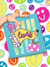 Load image into Gallery viewer, Pencil Flag Striped Mascots DROPDOWN TRANSFER CAP JUNE 26