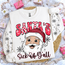 Load image into Gallery viewer, Santa’s Sick of Y’all Skin Tone Option DROPDOWN TRANSFER VIRGO SEPT 25